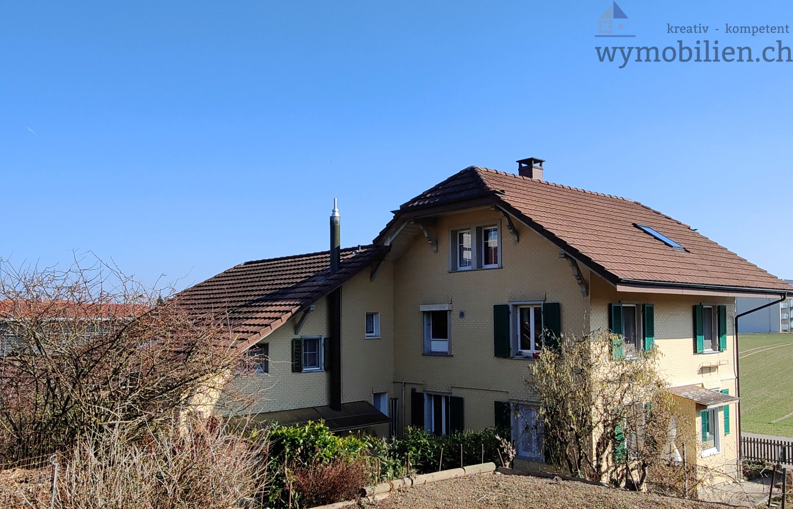 Ansicht über die Nachbarsparzelle (nordwest)