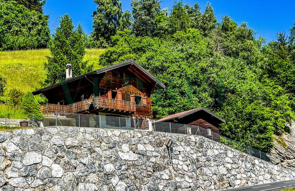 AUTHENTIC ALPINE CHALET WITH ITS LOG CABIN