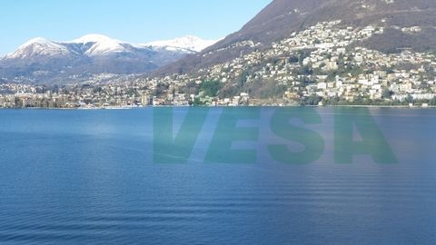 Bellissimo terreno con una spettacolare vista sulla baia di Lugano