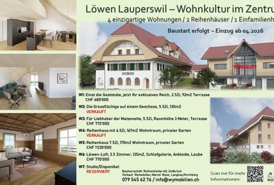 Löwen Lauperswil - Einzugstermine ab April 2026