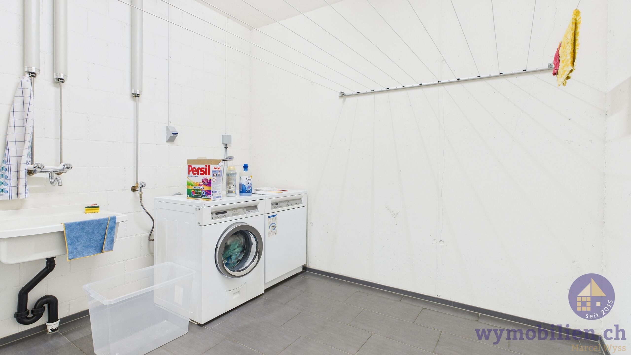 Waschküche für 4 Parteien