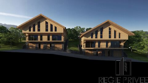 3 séduisants chalets mitoyens, environnement naturel & résidentiel