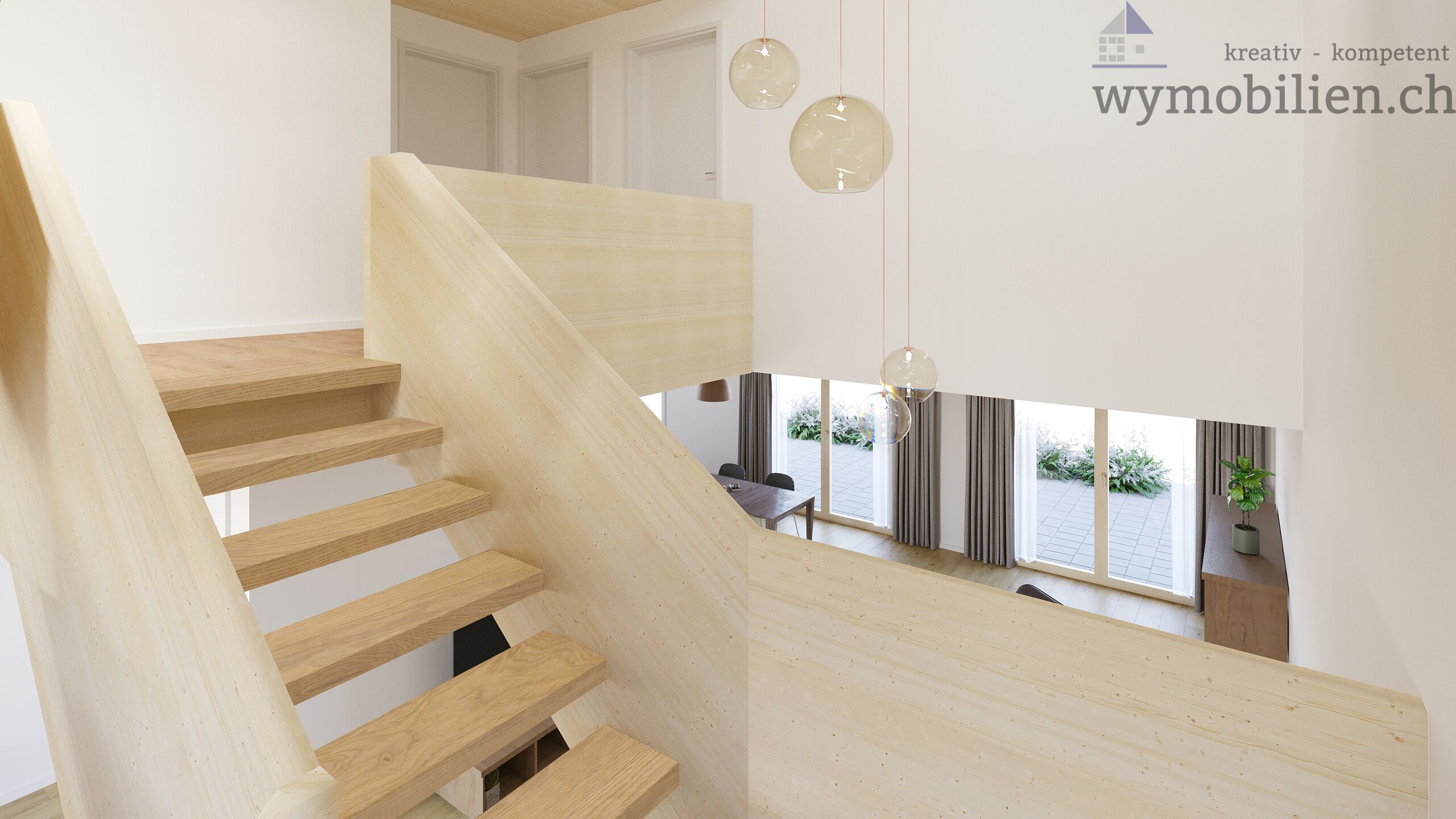 W5 Reihenhaus mit der edlen Treppe