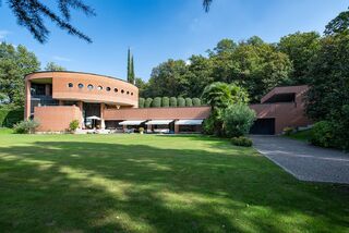 Modern architecture villa by Mario Botta