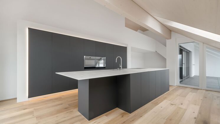 Wohnvergnügen mit modernem Design- und Farbkonzept