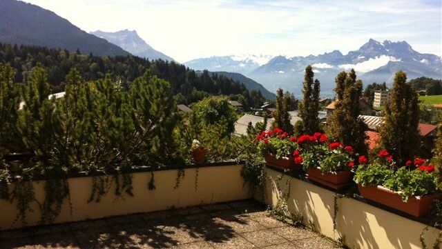 VENDU : A Leysin, proche de tout, appartement 3 1/2 avec vue imprenable