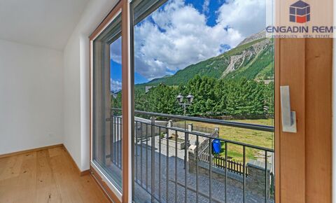 Infrastruttura ingegnosa | Abit. secondaria di 2.5 locali a Samedan