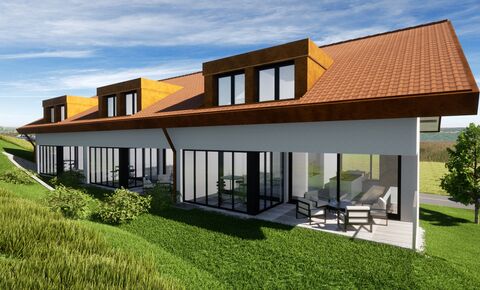 West-facing semi-detached villa