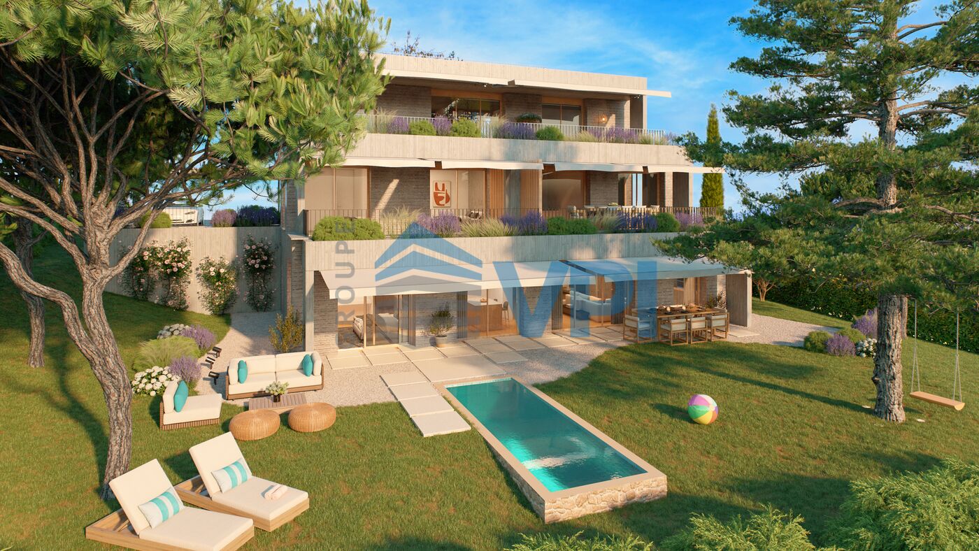 Luxueux appartement duplex en rez de jardin à Anières