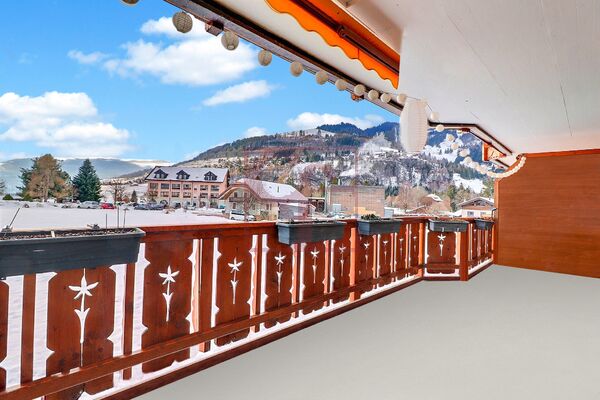 Vue depuis le grand balcon