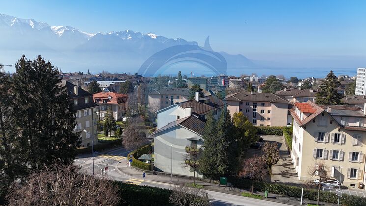 BEL APPARTEMENT DE 5,5 PIÈCES AVEC VUE SUR LE LAC ET LES MONTAGNES