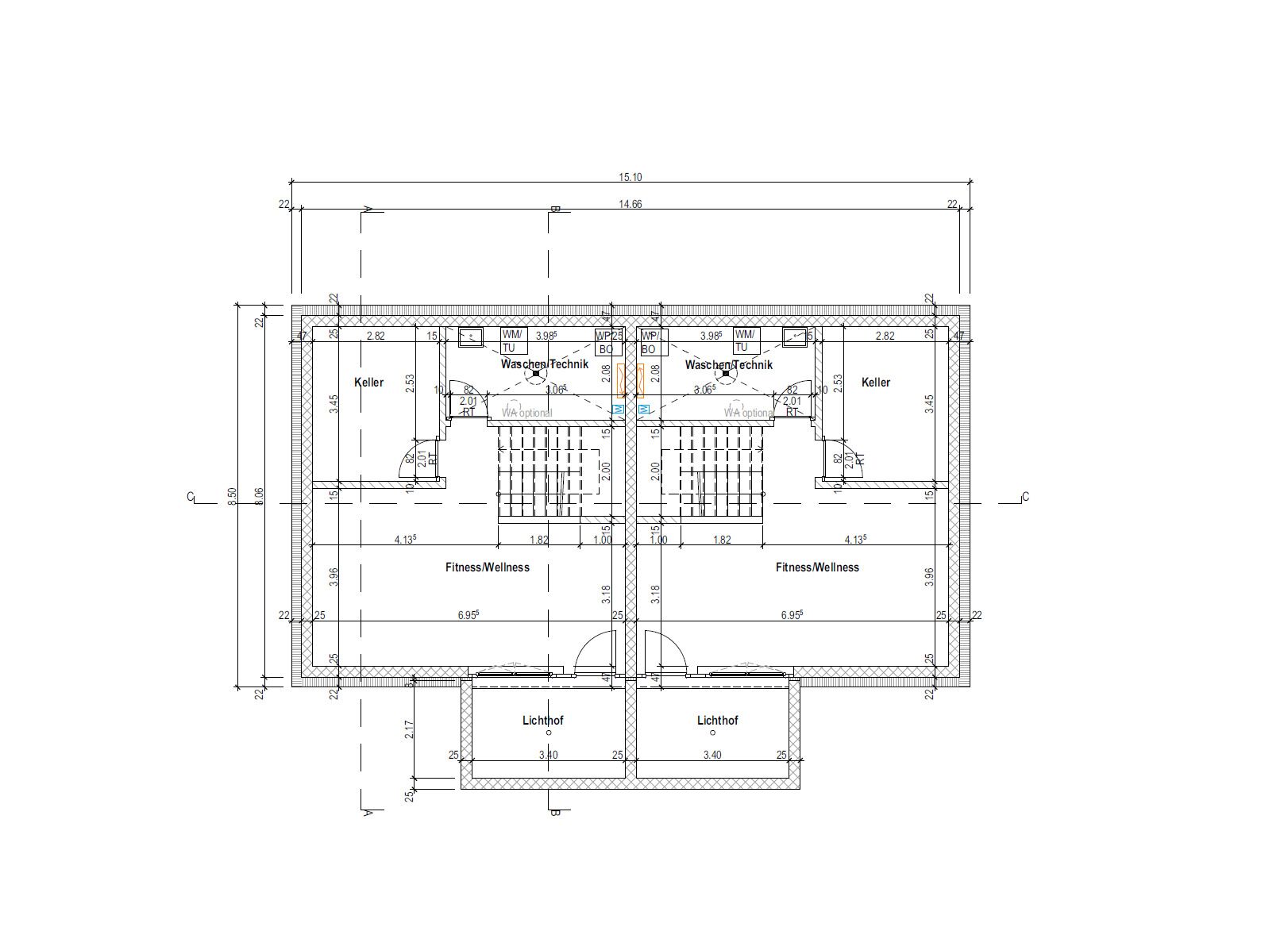 Grundriss UG 