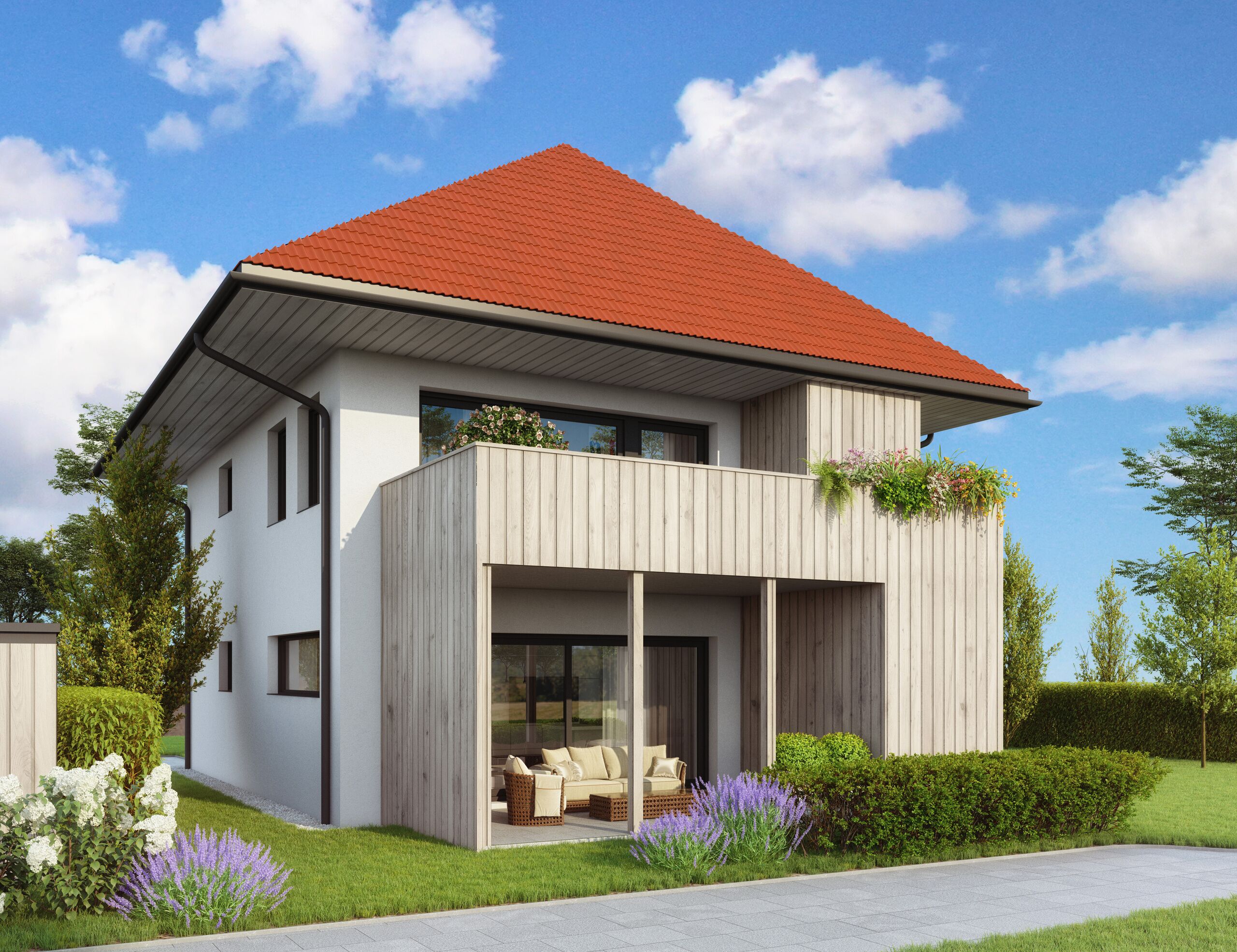 Das Einfamilienhaus / Wohnstock im neuen Quartier