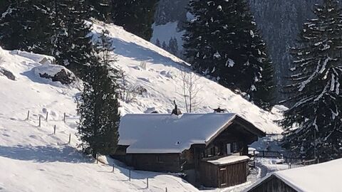 Trop tard ! chalet authentique très bien entretenu avec soleil et vue