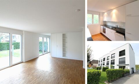 Erdgeschosswohnung mit Sitzplatz und direktem Gartenanschluss