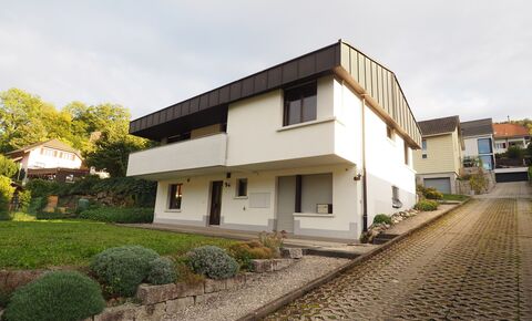 Detached single-family house with a separate apartment and surrounding