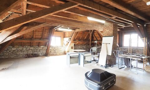 Attic room/storage room (unheated) in the community hall