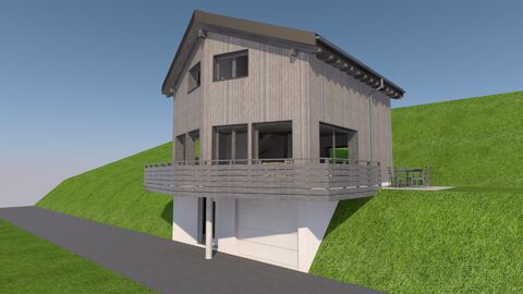 Chalet 4.5 pièces sur terrain 666m2 - Vue sur le lac