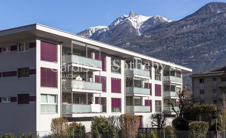 Modernité, confort et luminosité pour cet appartement au cœur de Fully