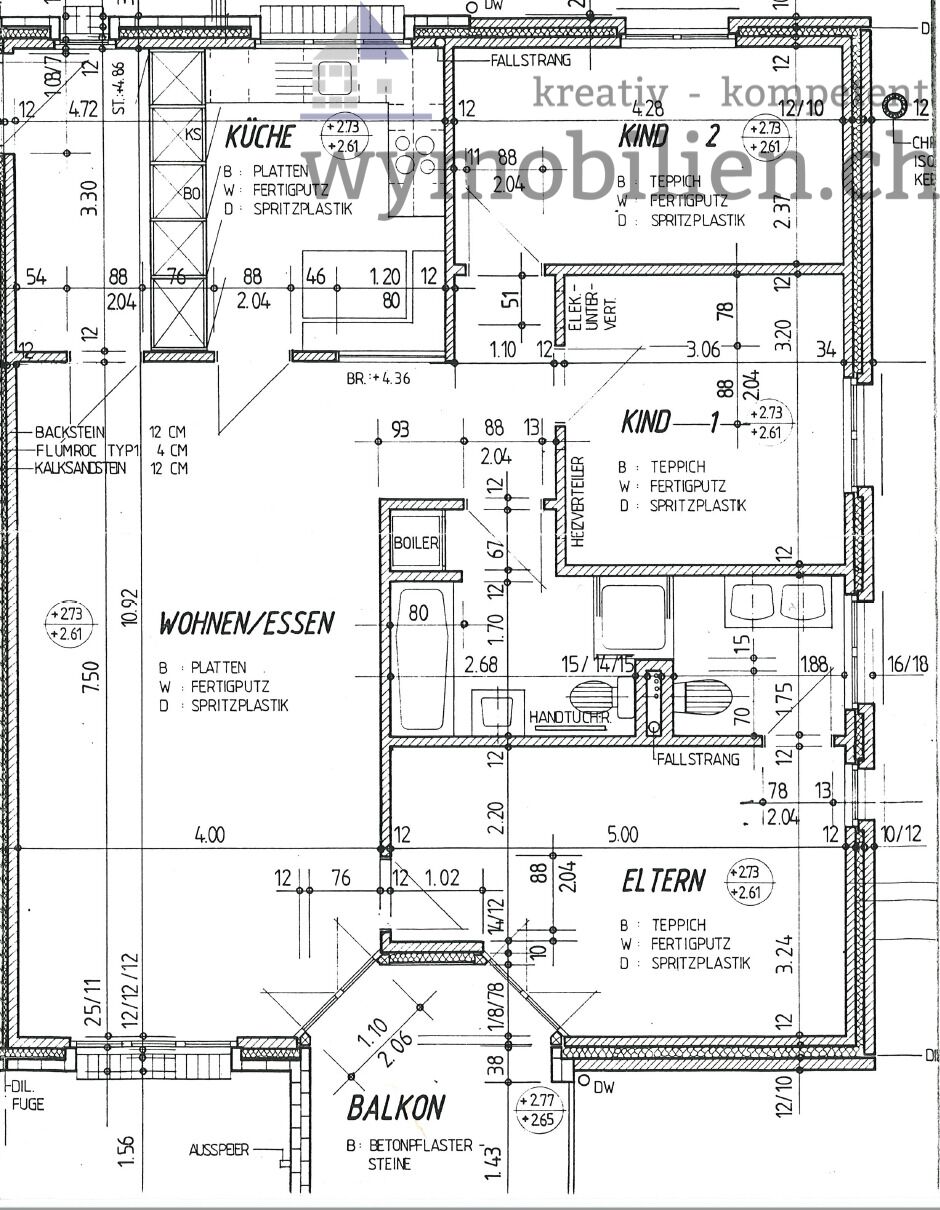 Grundriss Wohnung 