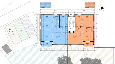 Attraktive Wohnung mit Garten und ohne Vis-avis !