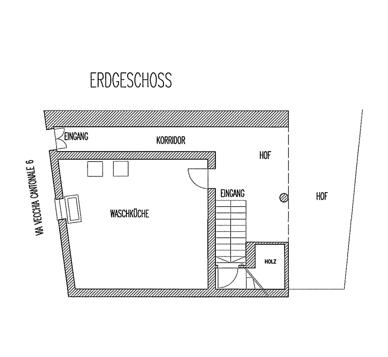 Grundrissplan Erdgeschoss