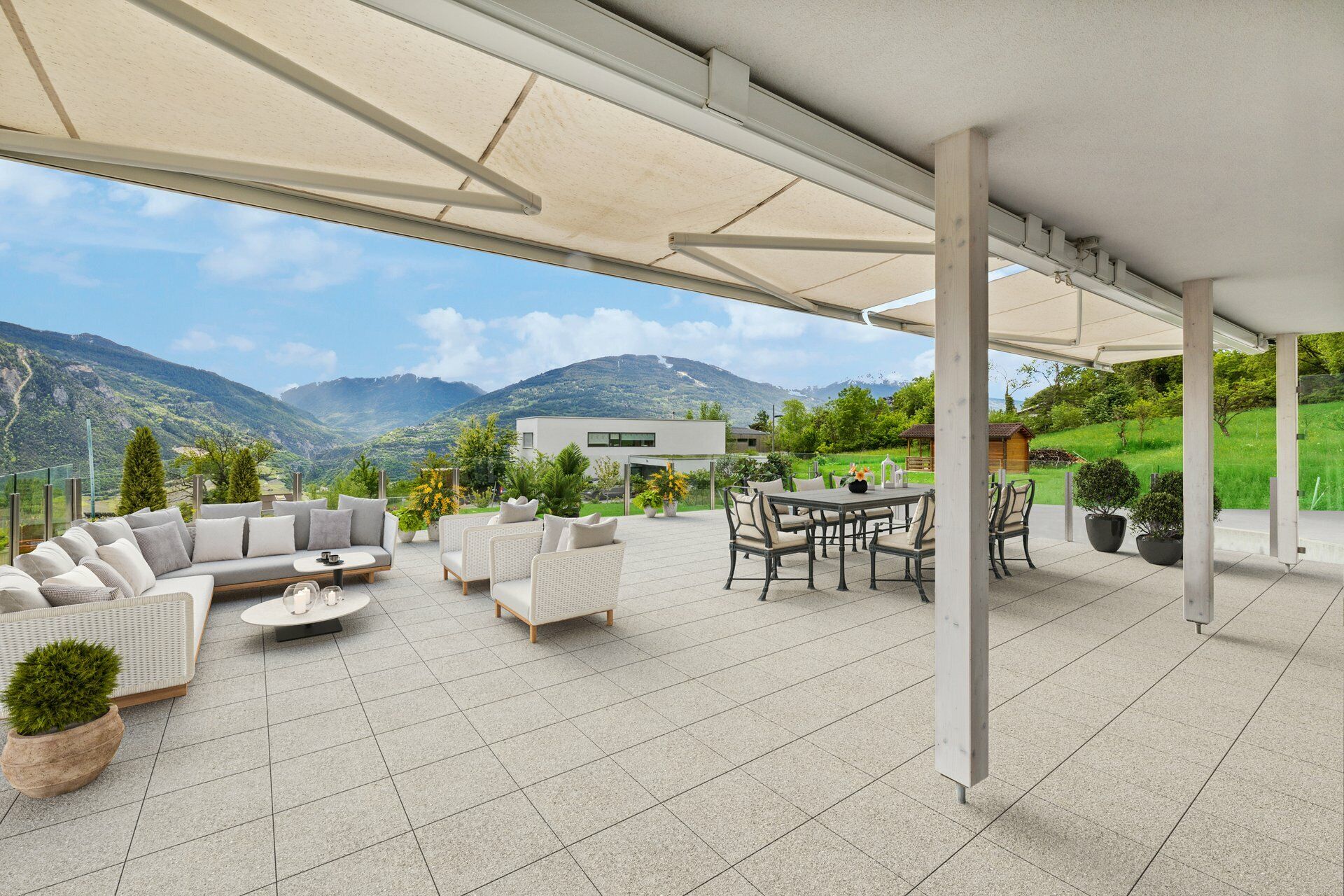 Restyled terrace