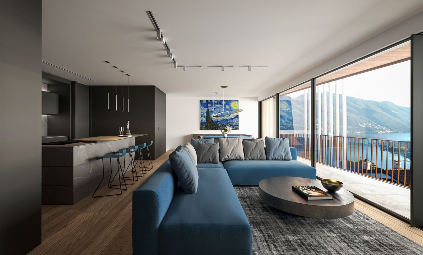 Residenza Glicine: Elegante Terrassenvilla mit privatem Garten