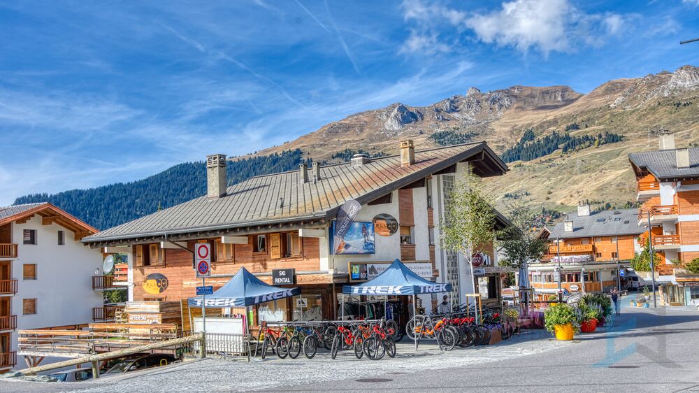 Gebaüde Verbier - Südfassade