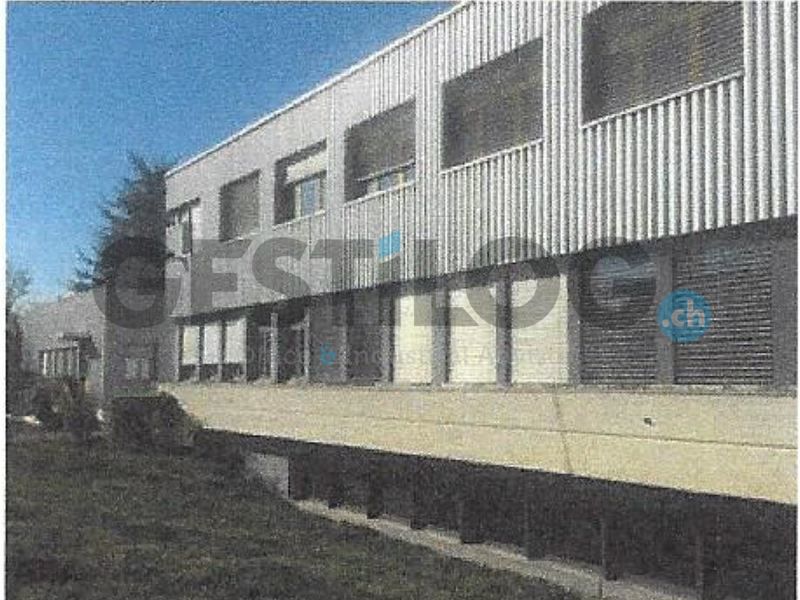 Rent industrial and office space 3'313 m2 divisible.
