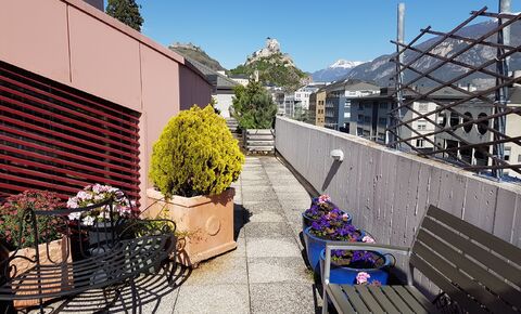 Attique de 6.5 pièces au centre-ville de Sion