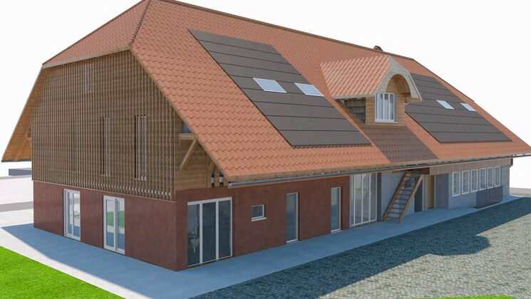 Appartement en duplex de 3.5 pièces avec jardin Appartement en duplex de 3.5 pièces avec jardin