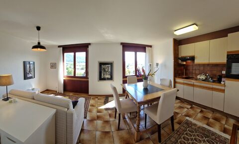 Furnished and equipped studio with terrace and elevator