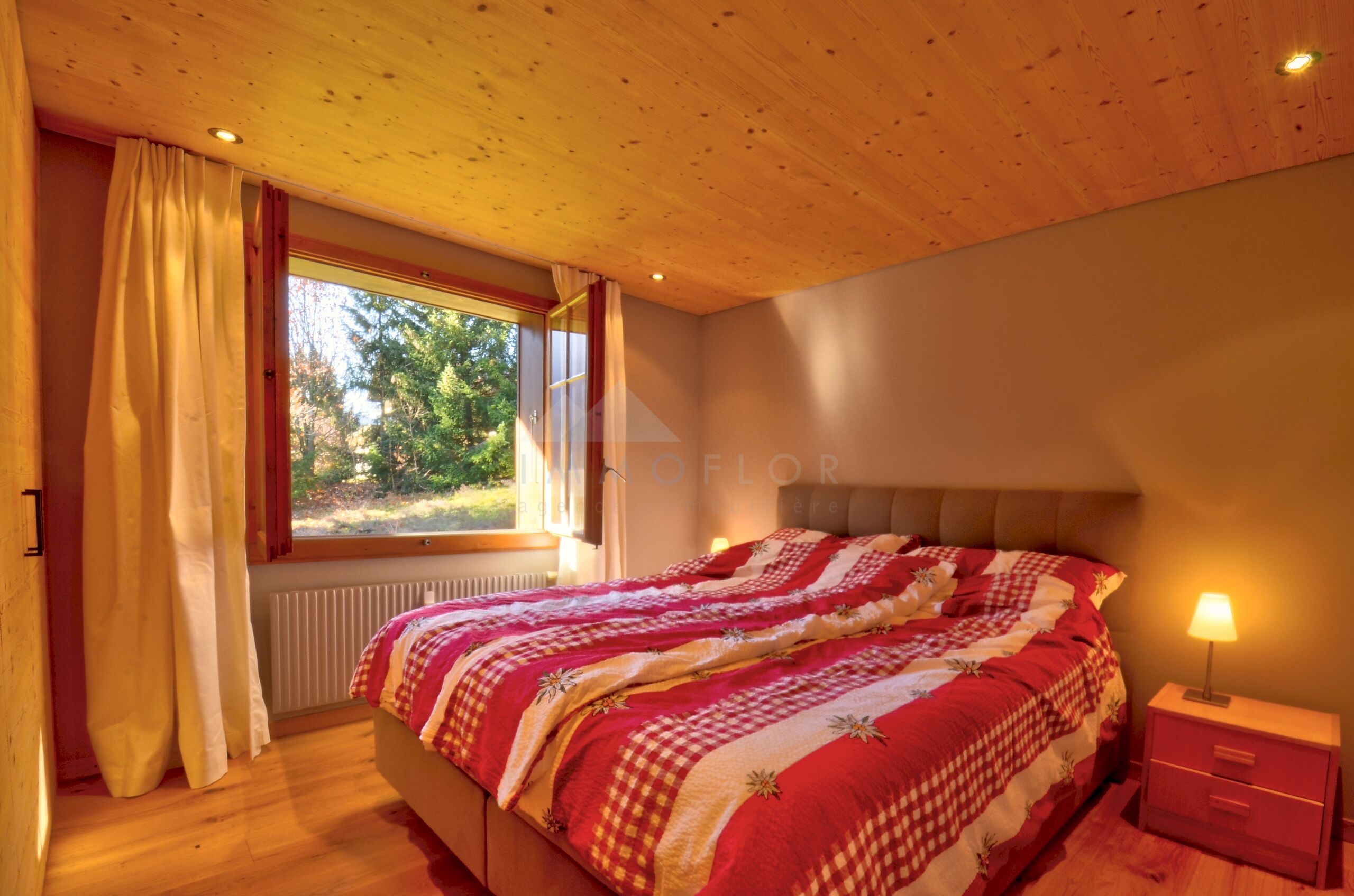 Chambre, lit double