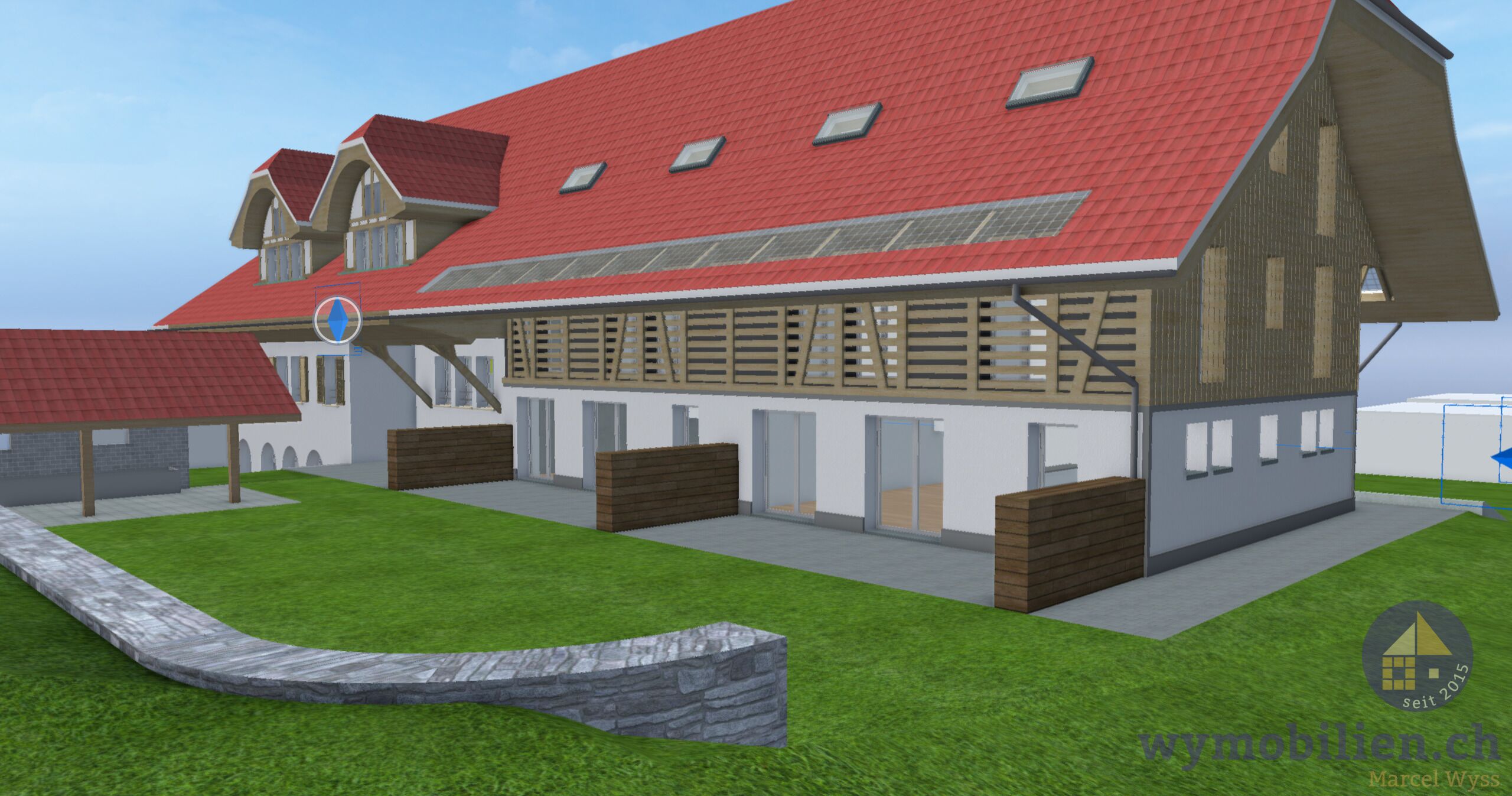 Garten/Terrassen W4 (links) und W5 (rechts)