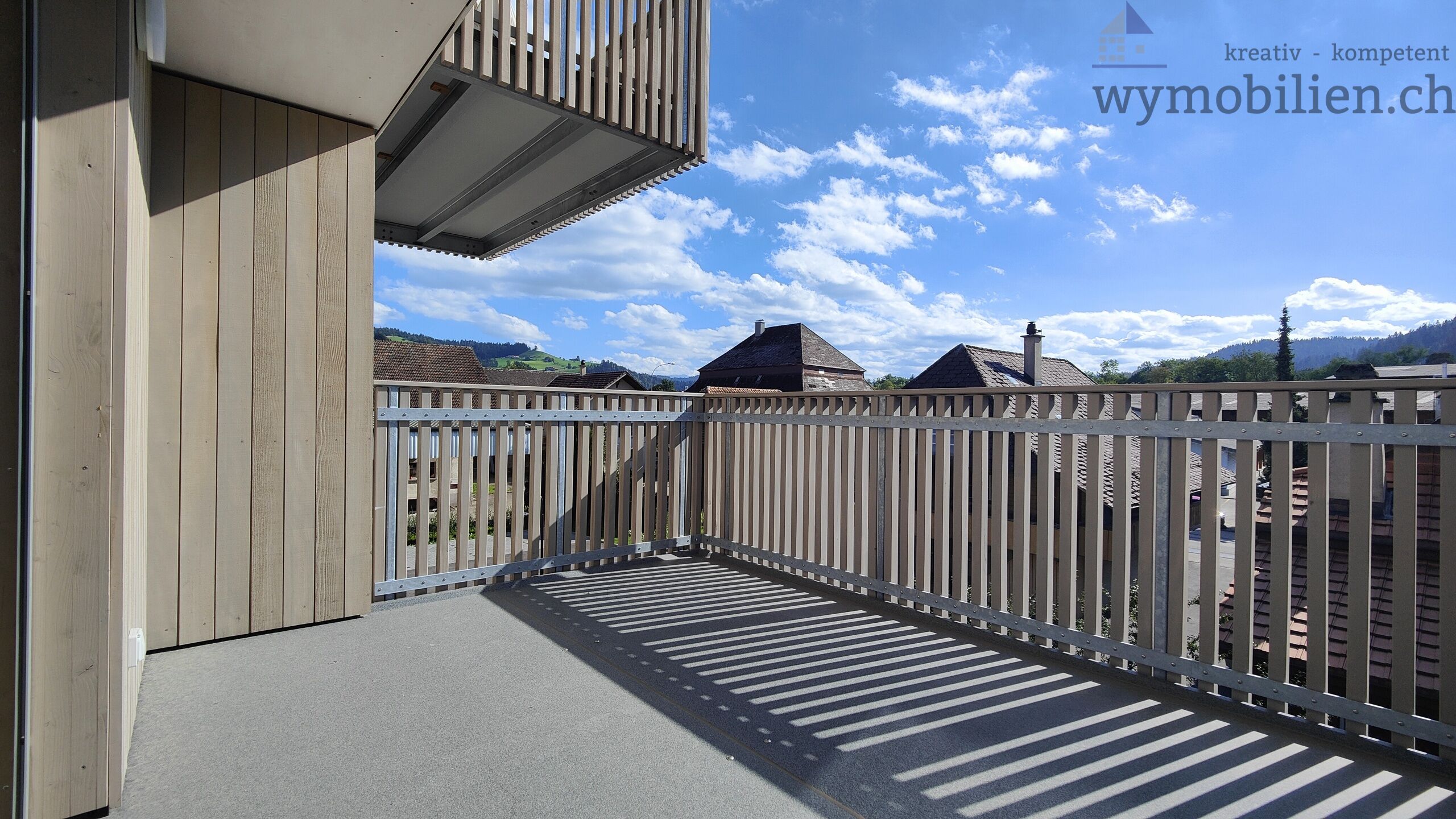 Balkon mit Reduit 