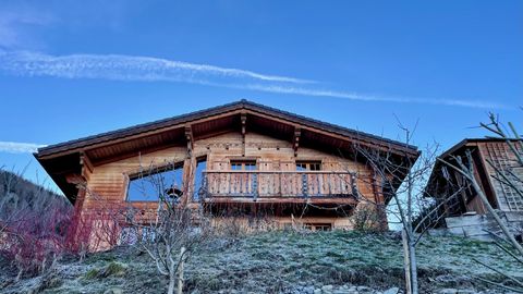 A magnificent 4 bedrooms chalet with an exceptional view