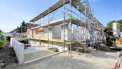 Baustelle am 22.5.2023 