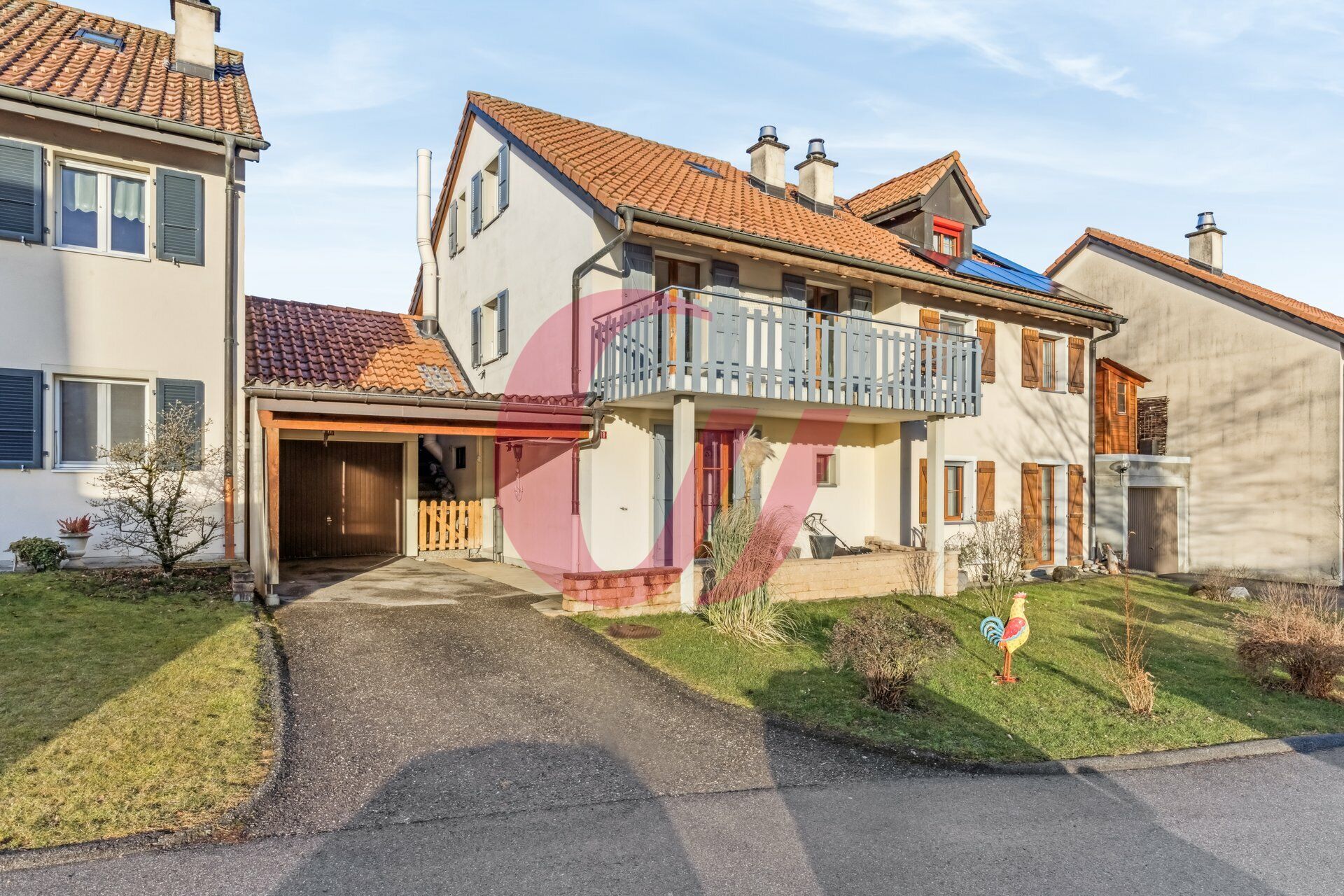 Maison jumelée idéalement située à Marsens !