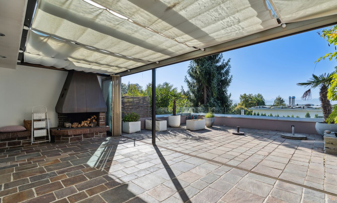 Terrassenhaus mit unvergleichlichem Alpenpanorama