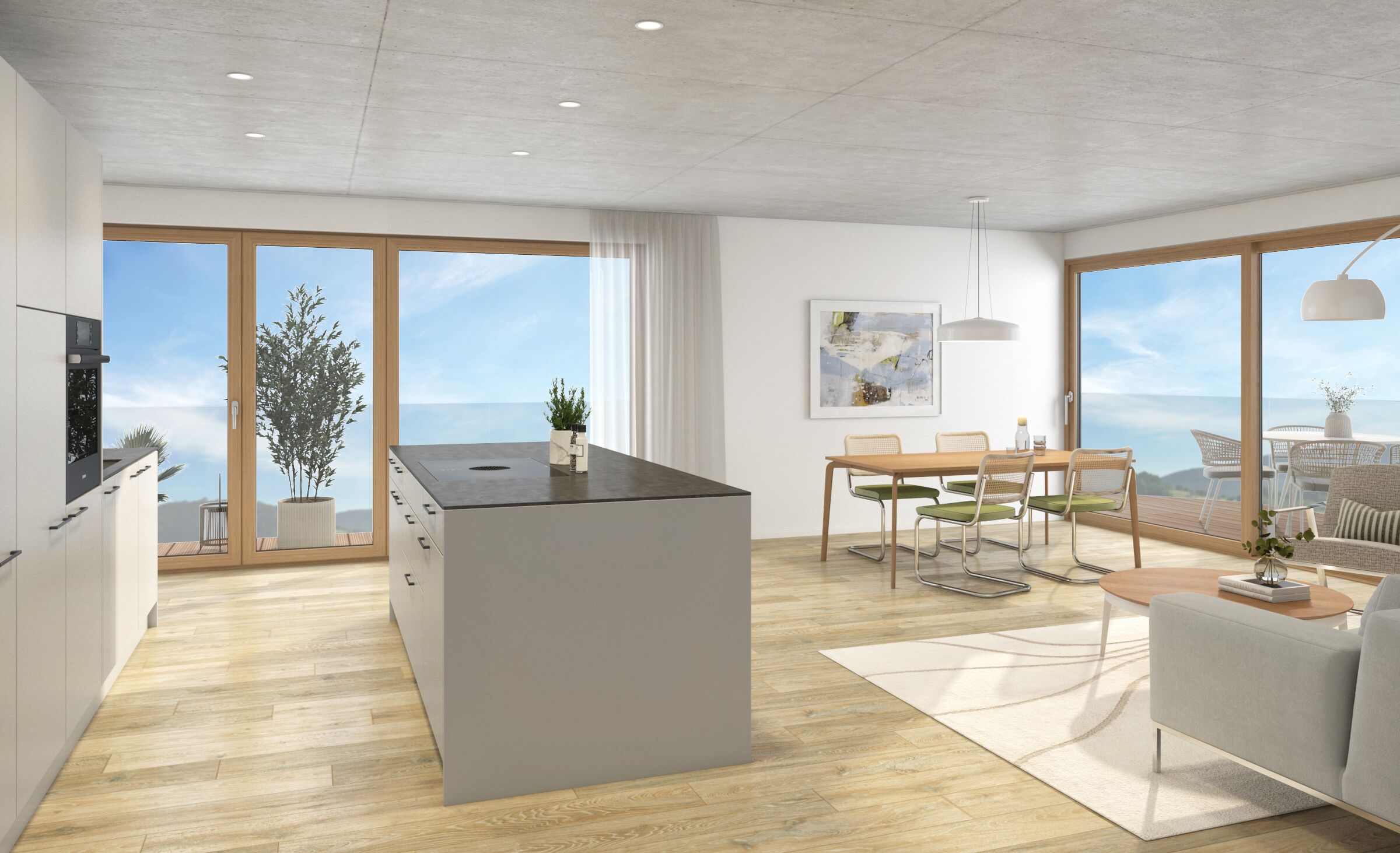 Küche/Essen/Wohnen 3.5 OG (1090-05)