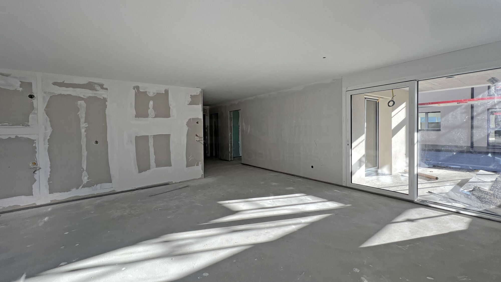 Séjour / cuisine - Appartement en cours de finition