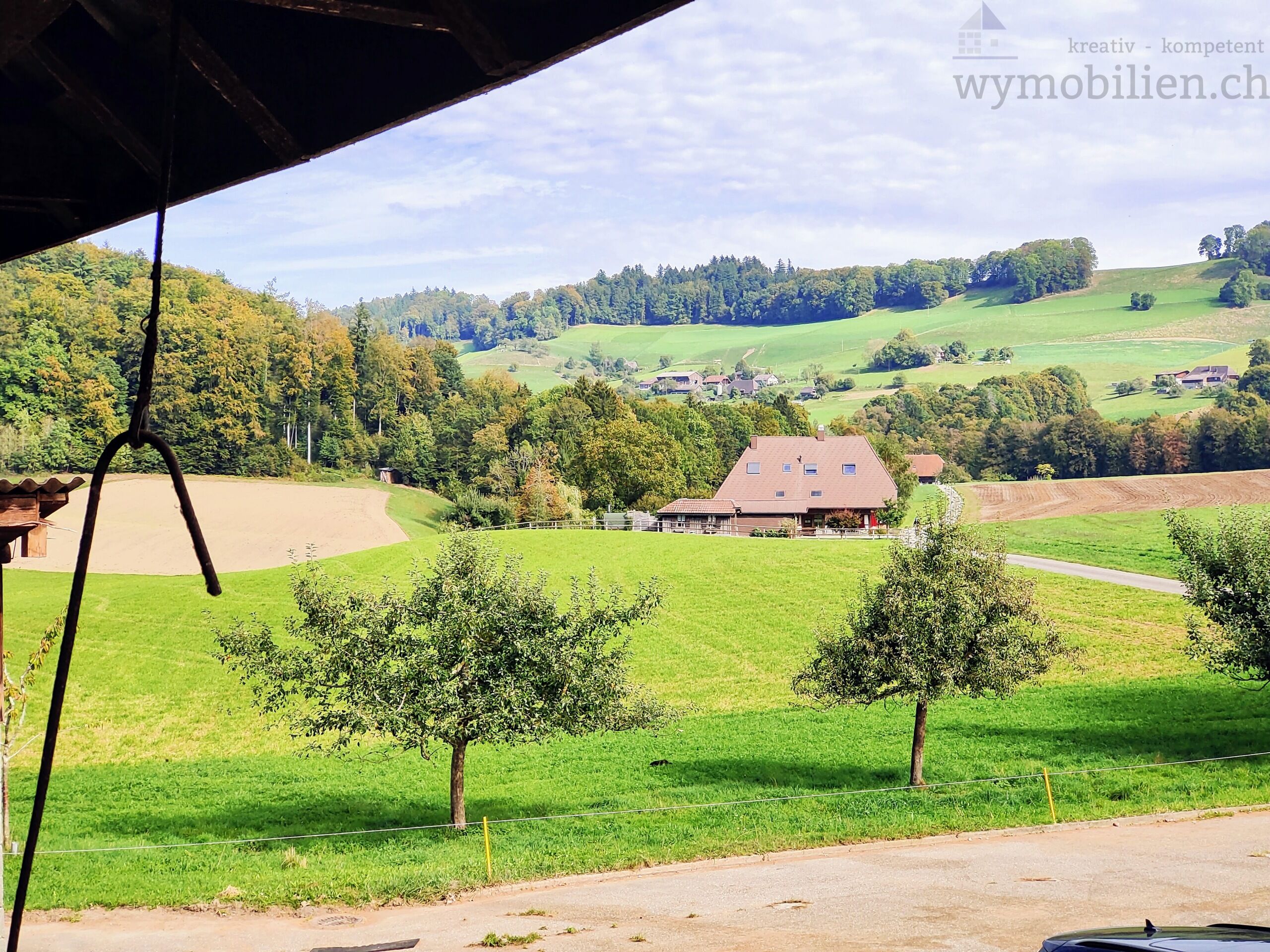 Ausblick vom Vorplatz Richtung Norden