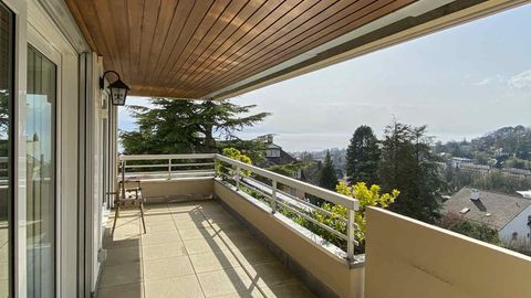 Panoramic penthouse: lake view, hill, quiet location