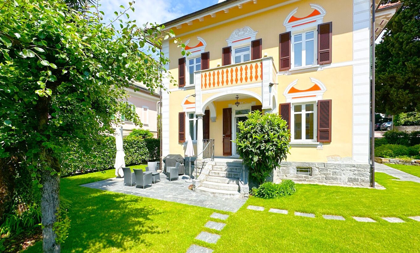 Villa Geranio: restaurierte historische Villa mit modernem Design