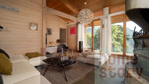 Rareté à Gryon – chalet rénové, vue Dents du Midi et grand jardin