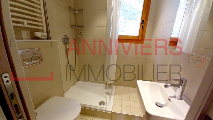 Douche et WC au rez supérieur 