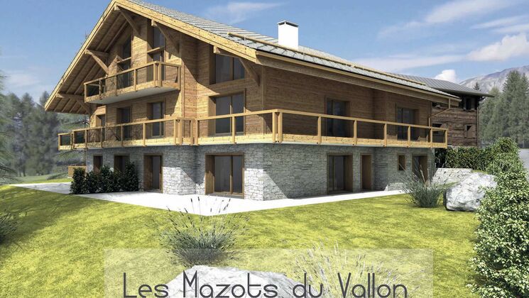 Duplex 4,5 pc neuf proche du centre de Crans