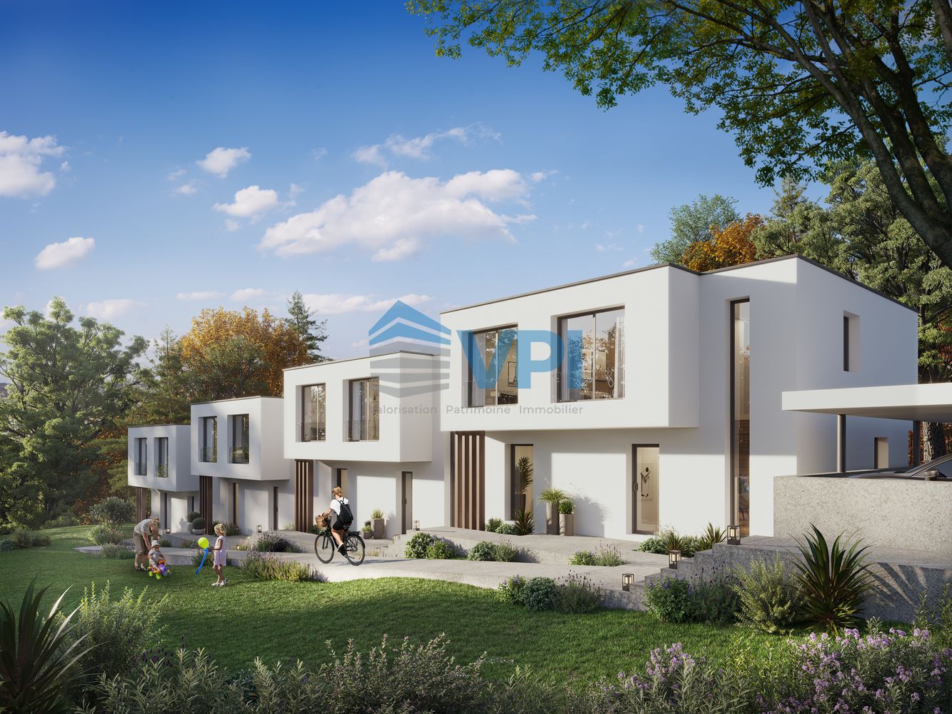 Construction de cinq villas contemporaines à Vernier village - villa E