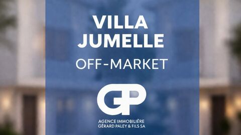 Villa jumelle contemporaine à Vessy